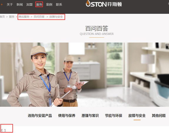 菲思盾壁掛爐官網(wǎng)故障代碼解說(shuō)