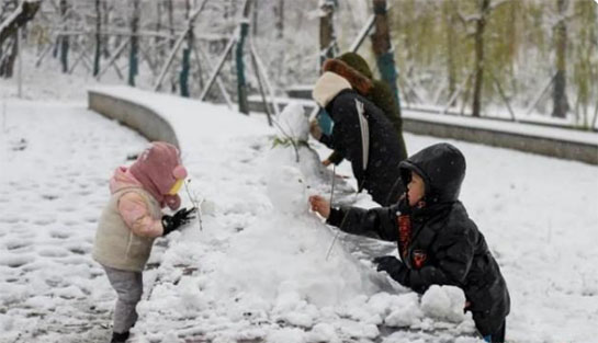 沒有暖氣的南方下雪